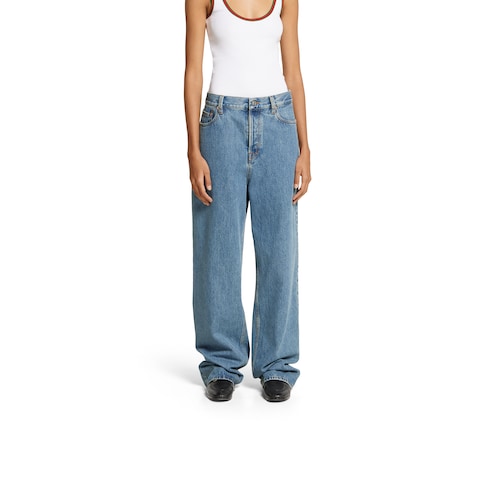 Pantalón de denim holgado