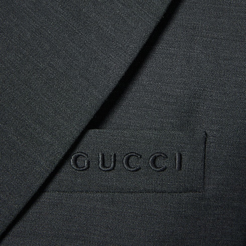 Wool double-breasted jacket Detail 6