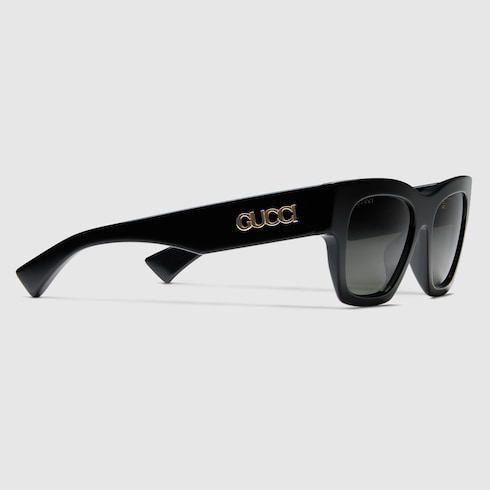 Rectangular frame sunglasses