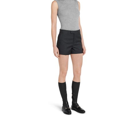 Mini-Shorts aus Wolle