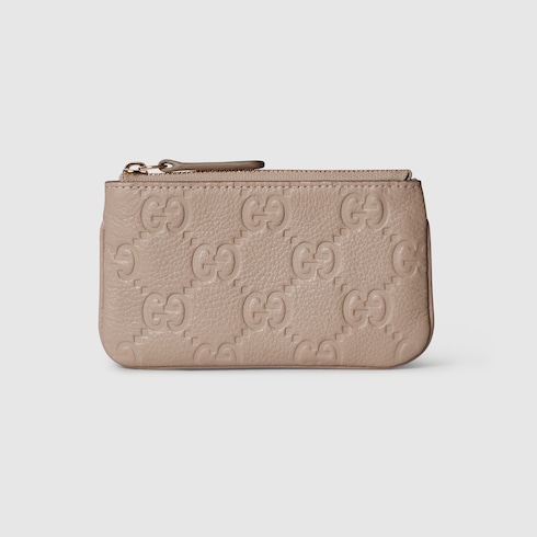 GGエンブレム〕キーポーチ ・トープ レザー | GUCCI公式