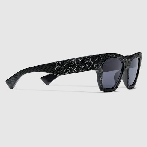 Rectangular frame sunglasses