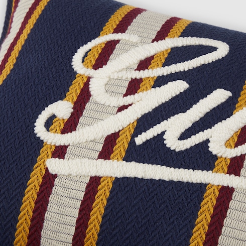 Cuscino rettangolare in jacquard di cotone