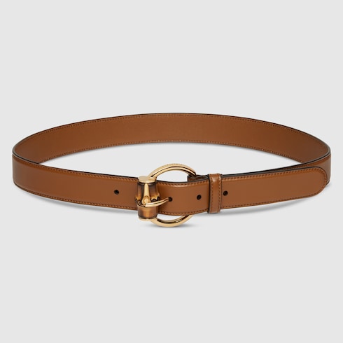 Ceinture avec boucle détail bambou