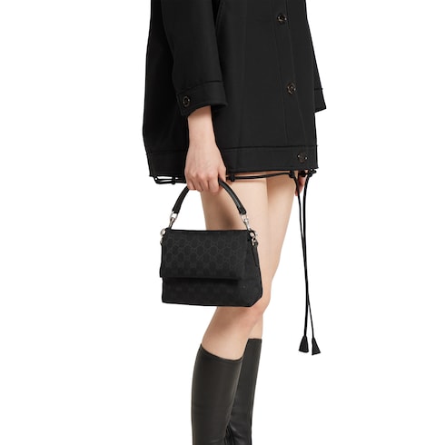 Sac à bandoulière en toile GG petit format