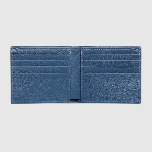 Blue interior GG bi-fold wallet Detail 2