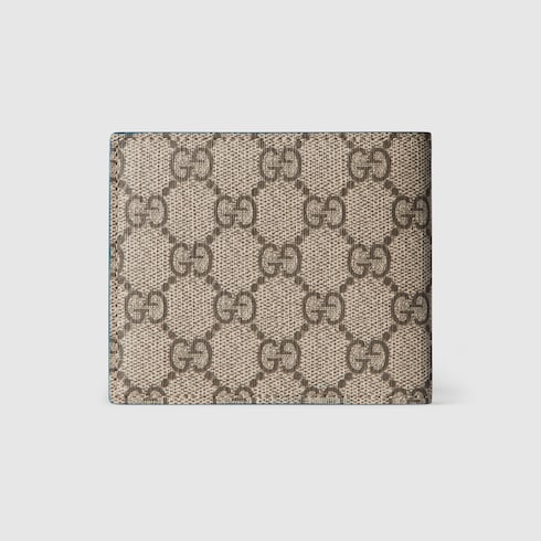 Blue interior GG bi-fold wallet Detail 5