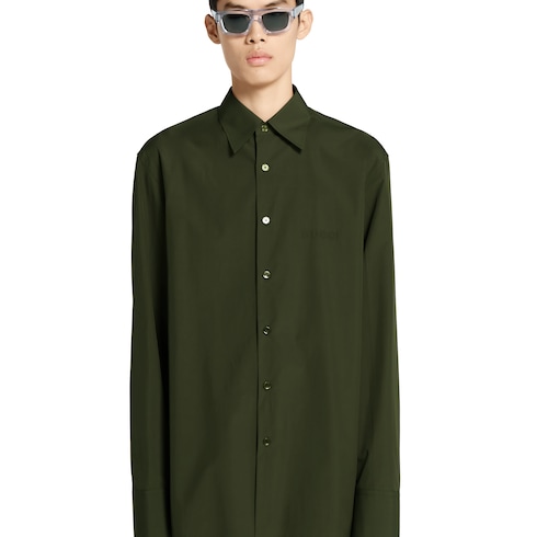 Camicia in popeline di cotone