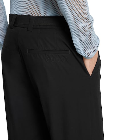 Cotton poplin pant Detail 5