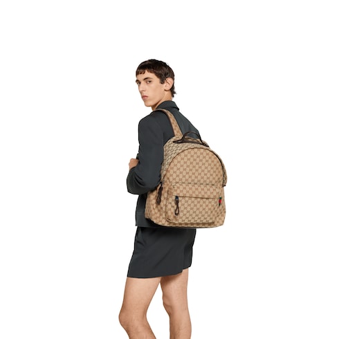 Mittelgroßer Rucksack aus GG Canvas