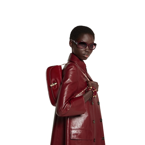 Gucci Bamboo Night系列小号手拿包 