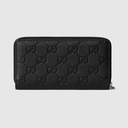 Gucci Imprint zip around wallet