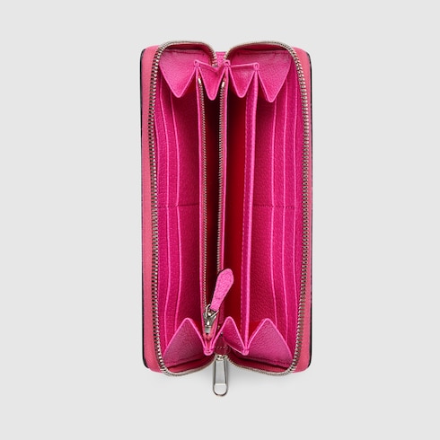 GG Monogram zip around wallet with print Detail 2