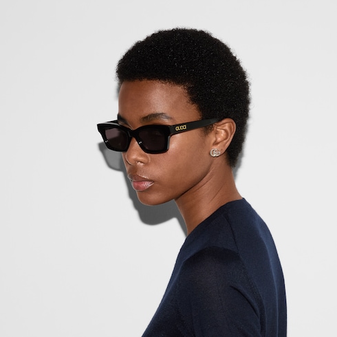 Gafas de sol con marco con forma de ojo de gato