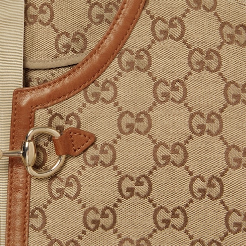 GG canvas dress with Horsebit