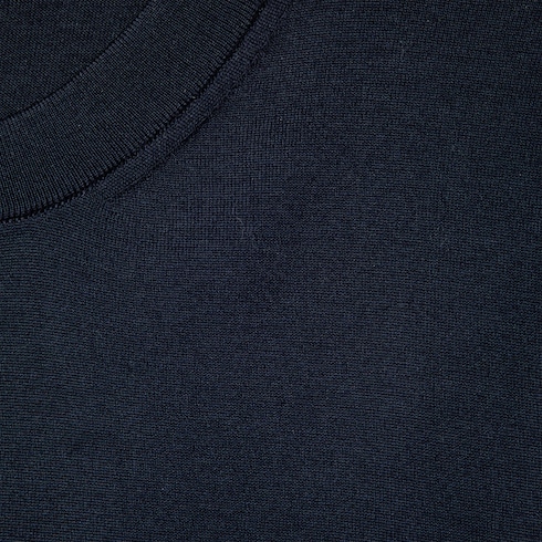 Wool knit sweater with Web