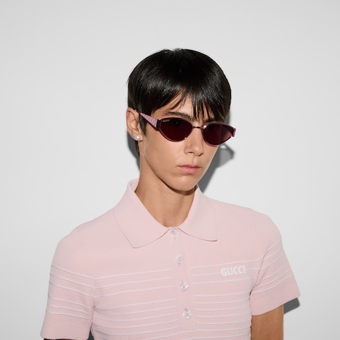 Geometrical frame sunglasses