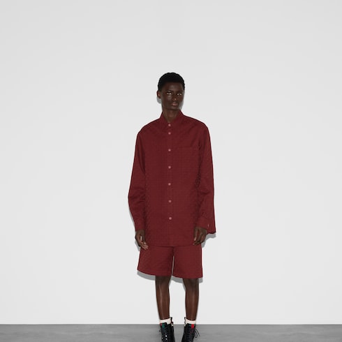 Chemise en toile GG