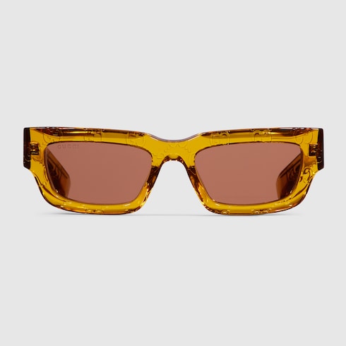 Lunettes de soleil rectangulaires