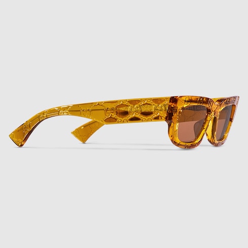 Rectangular frame sunglasses