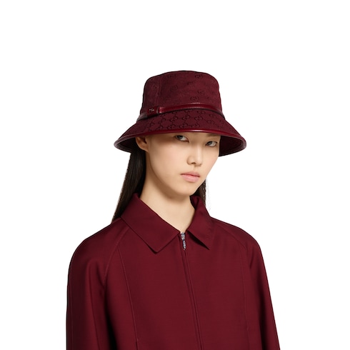 GG Monogram cotton bucket hat