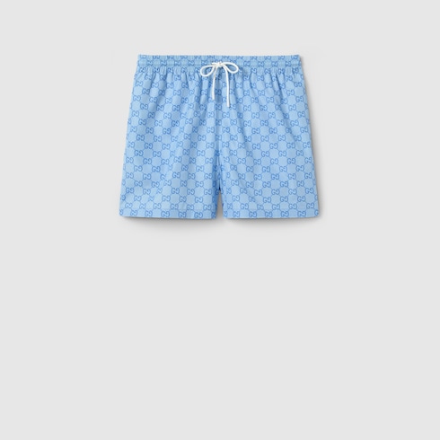 Short de baño de nylon con estampado GG