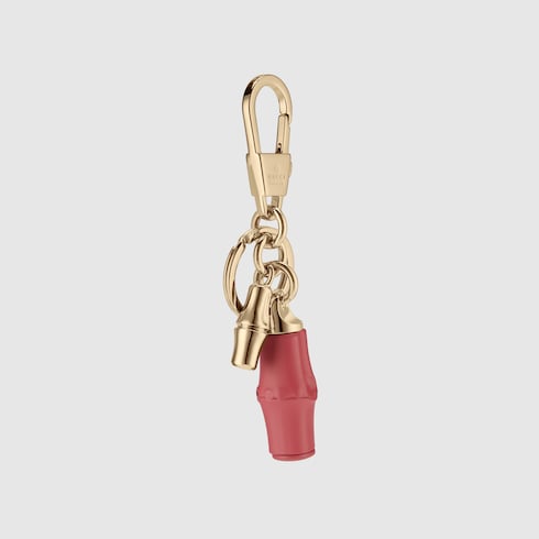 Porte-clés avec détails bambou