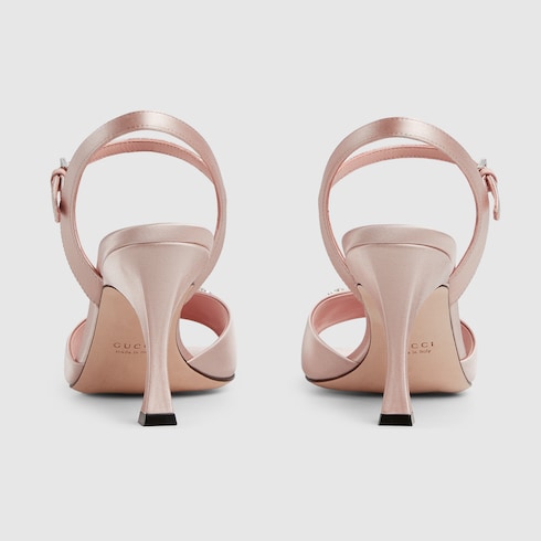 Women's sandal with crystal Horsebit