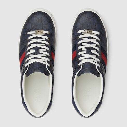Sneaker Gucci Ace uomo con dettaglio Web