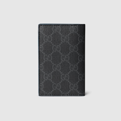 Längliches GG Kartenetui mit blauer Innenseite