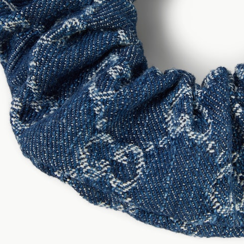 GG denim scrunchie Detail 2