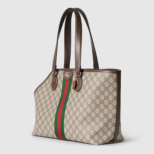 Borsa shopping trasportino con monogramma GG misura piccola