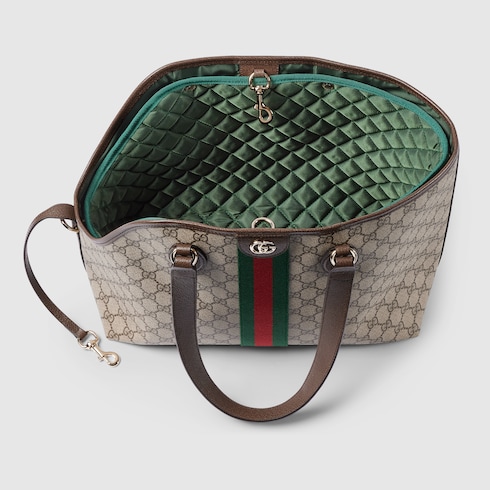 Borsa shopping trasportino con monogramma GG misura piccola
