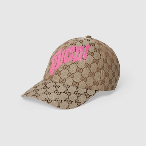Casquette de baseball en toile GG avec imprimé