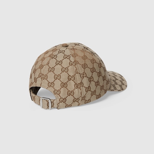 GG canvas baseball cap with print