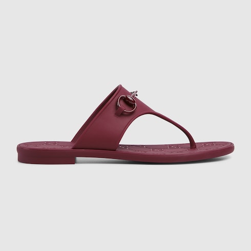 Women's thong sandal with Horsebit
