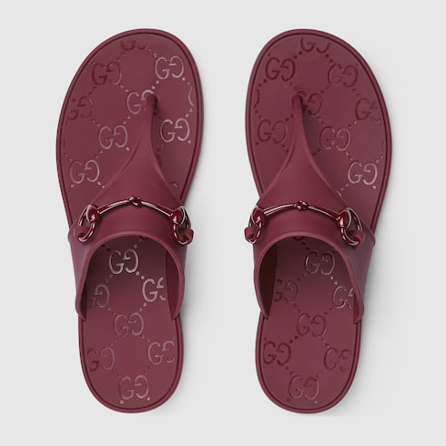 Women's thong sandal with Horsebit
