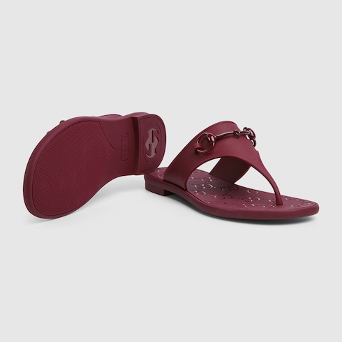 Women's thong sandal with Horsebit