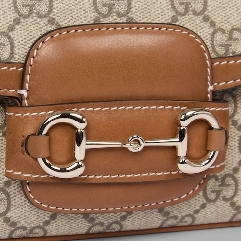 Borsa a mano Gucci Horsebit 1955 Soft misura piccola