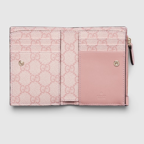 GG Emblem medium zip wallet