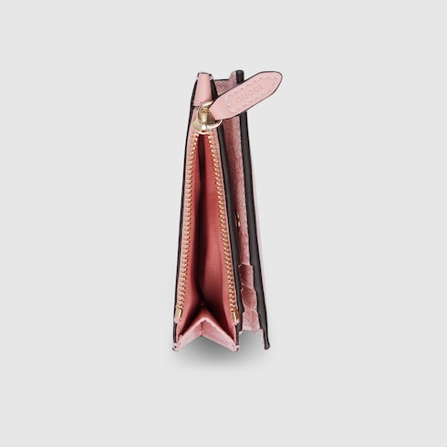 GG Emblem medium zip wallet