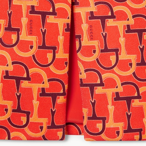 スカート GUCCI Women Mid Skirts 832799ZAS9N 7033 ORANGE SHORT COTTON SKIRT – Suit Negozi Row