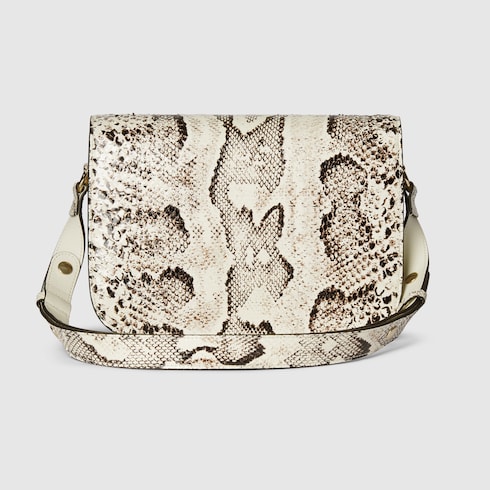 Gucci Horsebit 1955 python medium shoulder bag