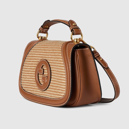 Gucci Blondie woven medium top handle bag Detail 2