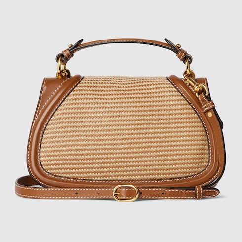 Gucci Blondie woven medium top handle bag Detail 6