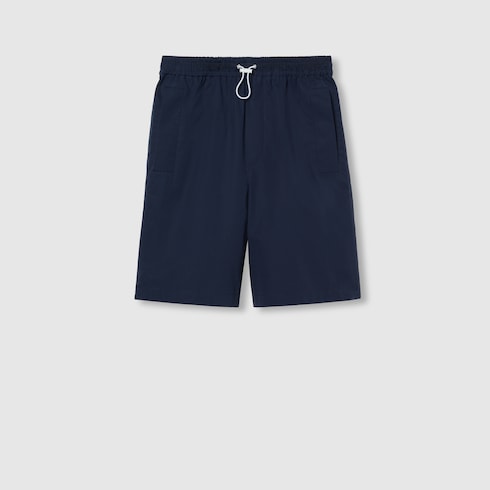SchaferandweinerShops Japan - Navy blue Silk shorts Gucci