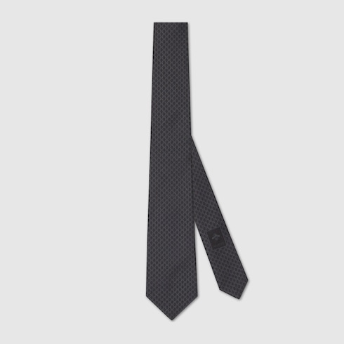 GG silk jacquard tie