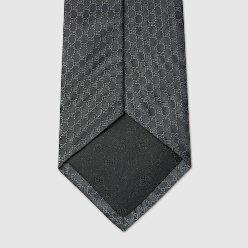 GG silk jacquard tie