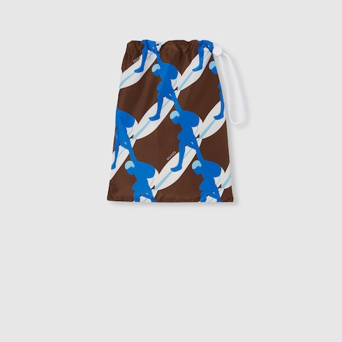 Costume da bagno in popeline tecnico stampato