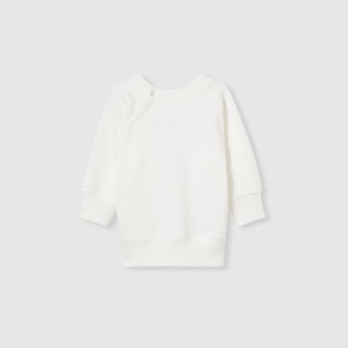 Sweat-shirt pour bébé en coton avec broderies
